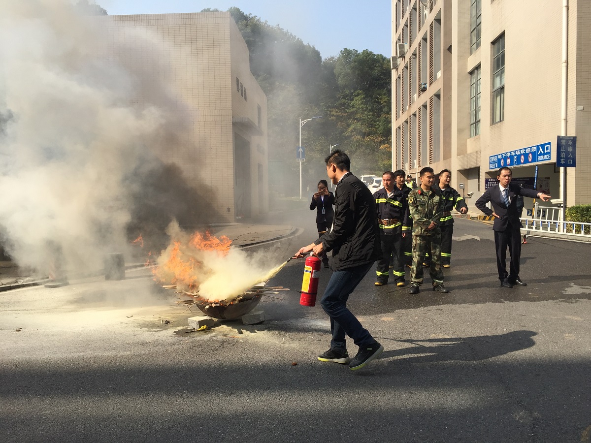 2017年(nián)消防實戰演練